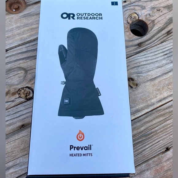 OR heated men’s medium mitts black - Picture 1 of 5